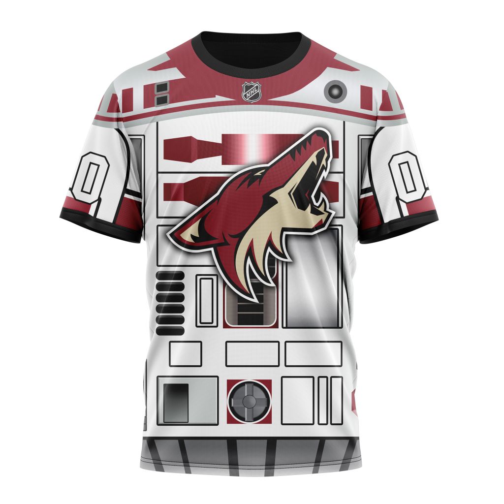Arizona Coyotes Specialized Star Wars May The 4th Be With You Personalized Name And Number T-Shirt Style 41266 Neasalamis.com
