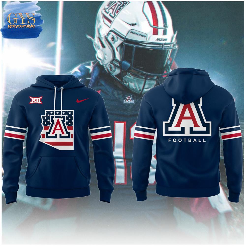 Arizona Wildcats Big 12 2024 Hoodie Neasalamis