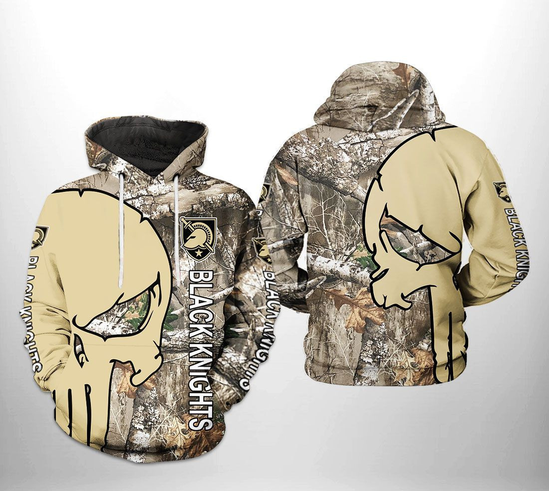 Army Black Knights NCAA Camo Veteran Hunting Hoodie Neasalamis
