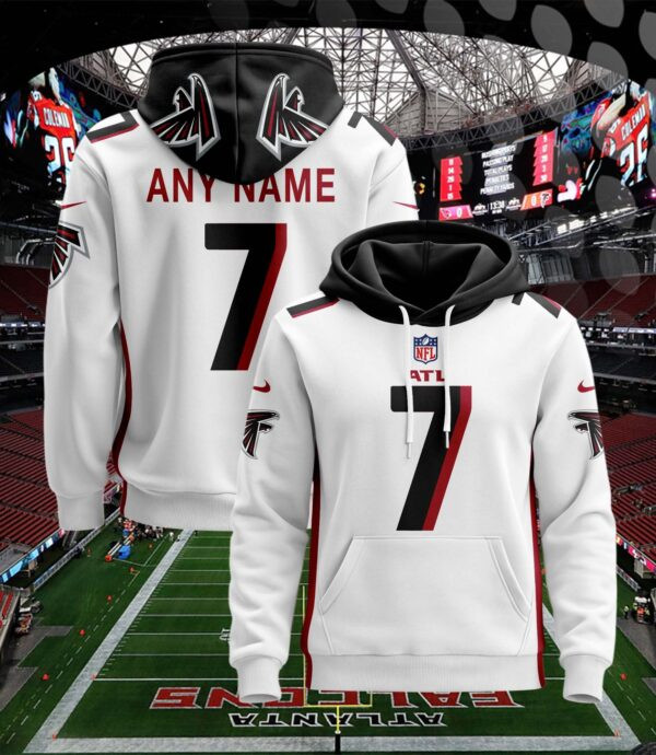Atlanta Falcons Custom Name And Number 3D Hoodie Style Neasalamis