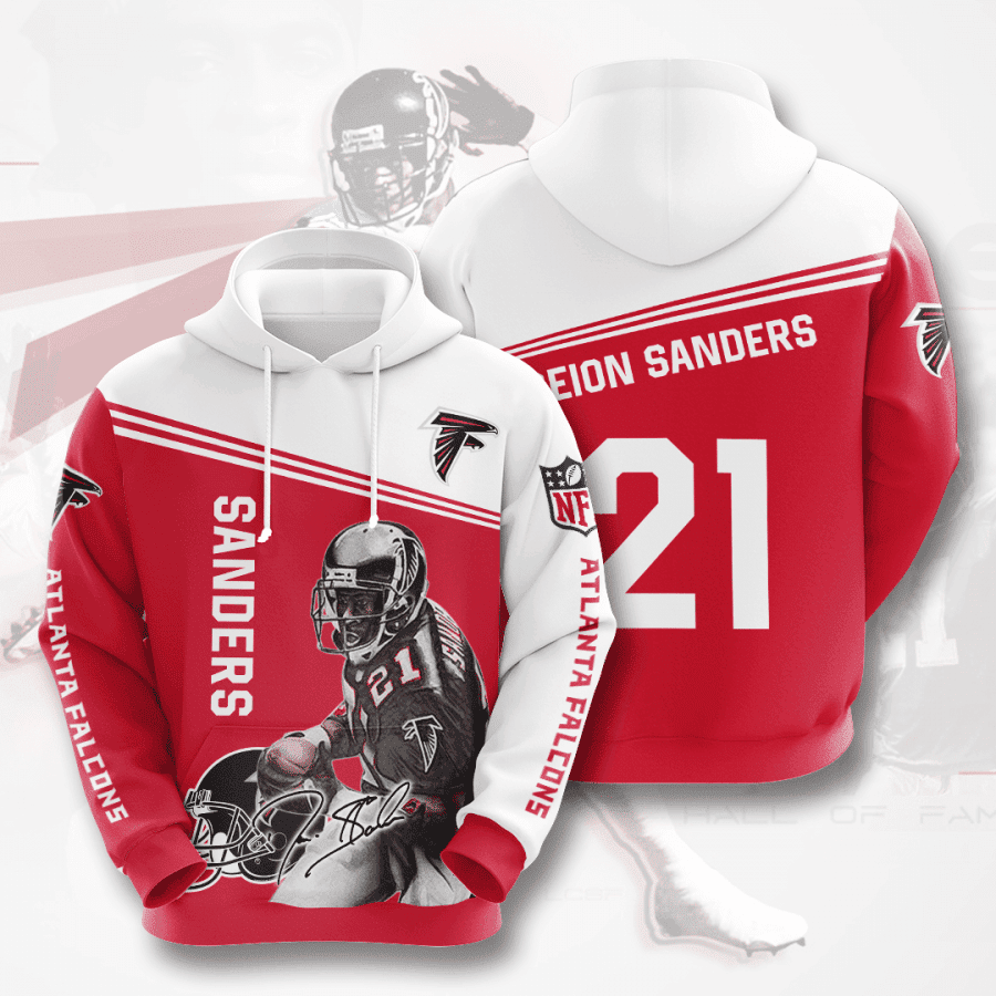 Atlanta Falcons Sanders 21 Hoodie Neasalamis