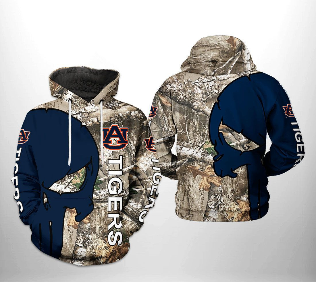 Auburn Tigers NCAA Camo Veteran Hunting Hoodie Zip Hoodie Neasalamis
