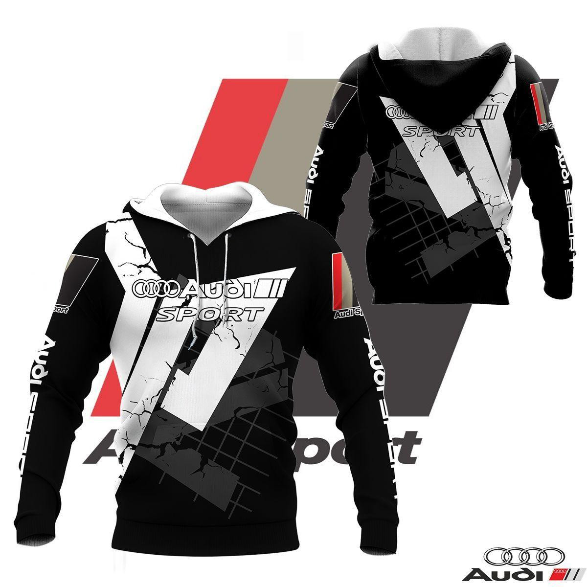 Audi Sport Luxury Car 8k259 Fan Gift 3d Zip Hoodie Ii Neasalamis
