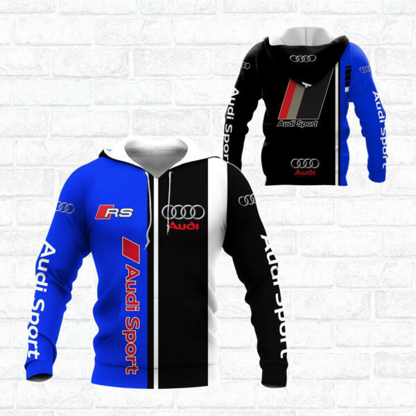 Audi Sport Luxury Car 8k295 Fan Gift 3d Zip Hoodie Ii0 Neasalamis