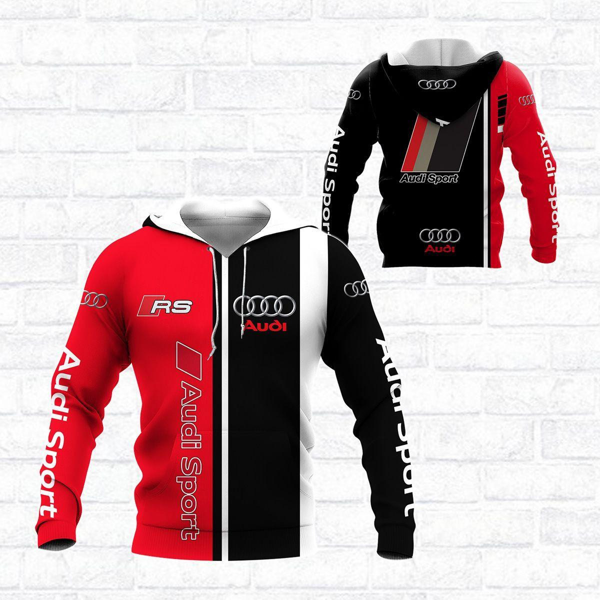 Audi Sport Luxury Car 8k297 Fan Gift 3d Zip Hoodie Ii Neasalamis