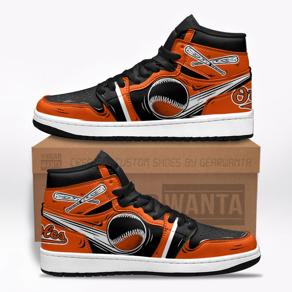 Baltimore Orioles AJ1 High Sneakers Shoes For Men And Women Calebmatthewhans Neasalamis