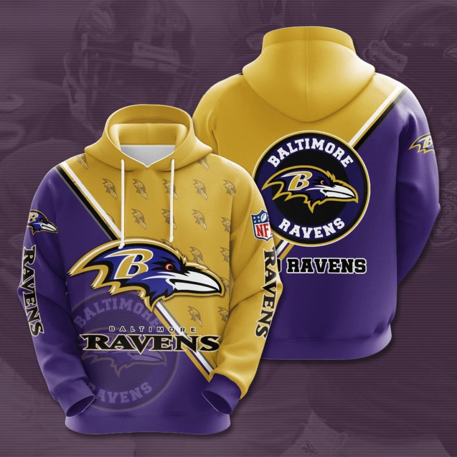 Baltimore Ravens Logo NFL Football Team Hoodie Neasalamis