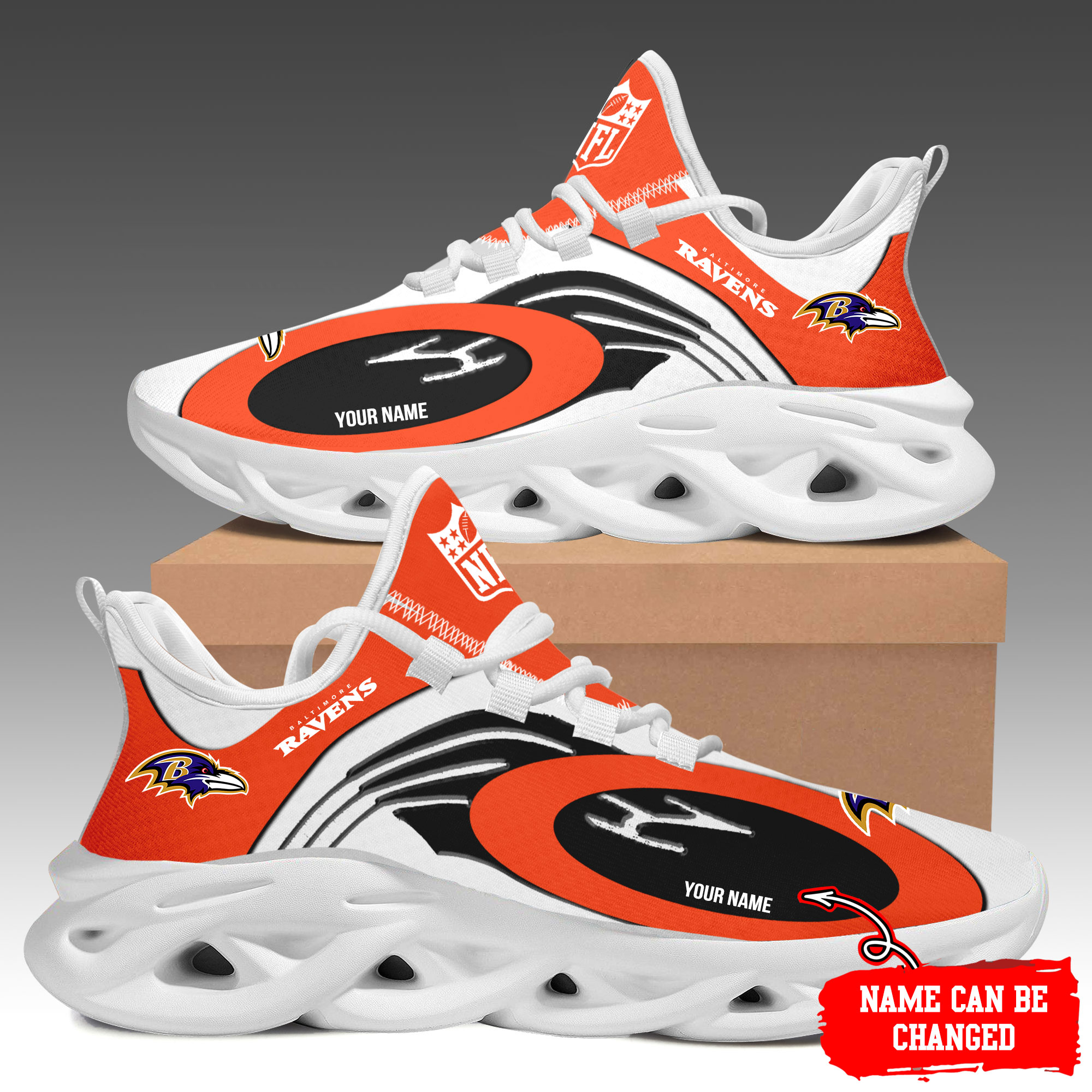 Baltimore Ravens Max Soul Shoes Sneakers For Men And Women neasalamis.com