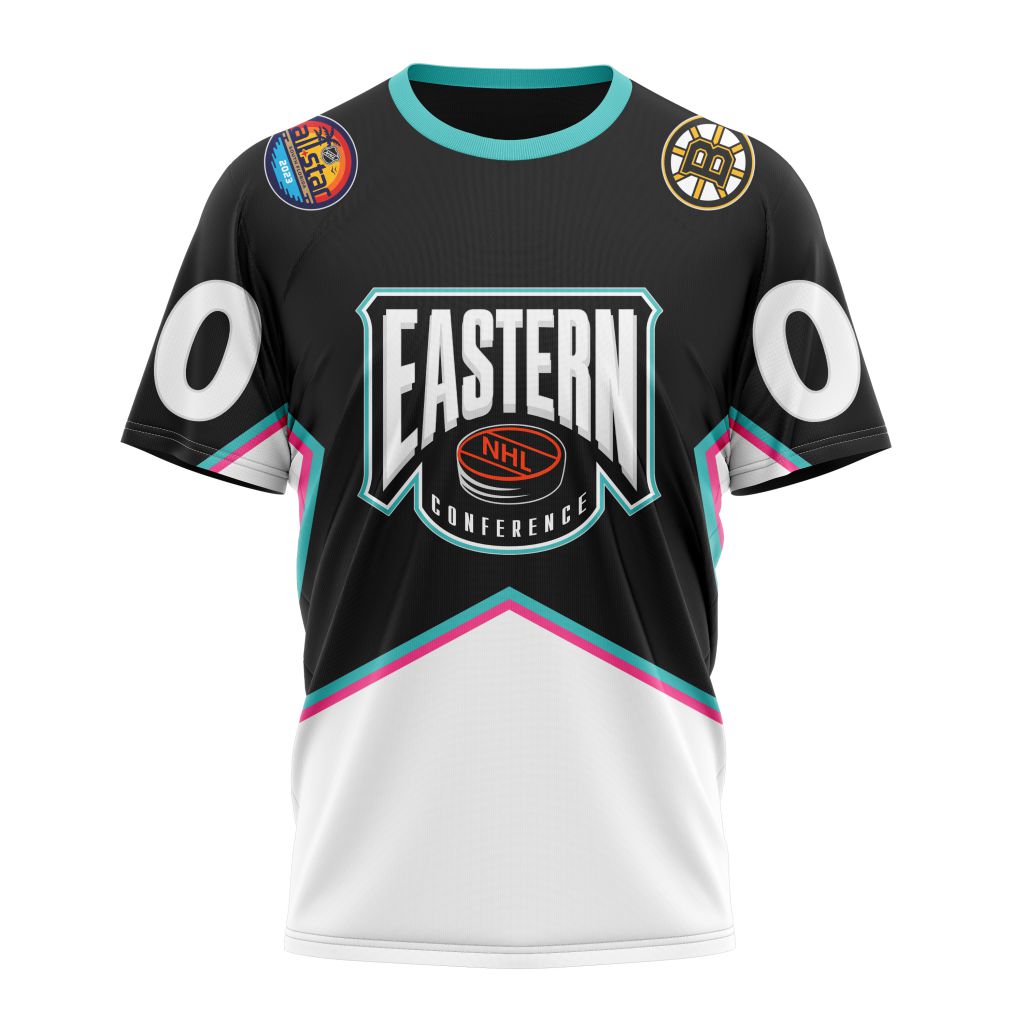 Boston Bruins All-Star Eastern Conference 2023 Personalized Name And Number T-Shirt Style Neasalamis.com