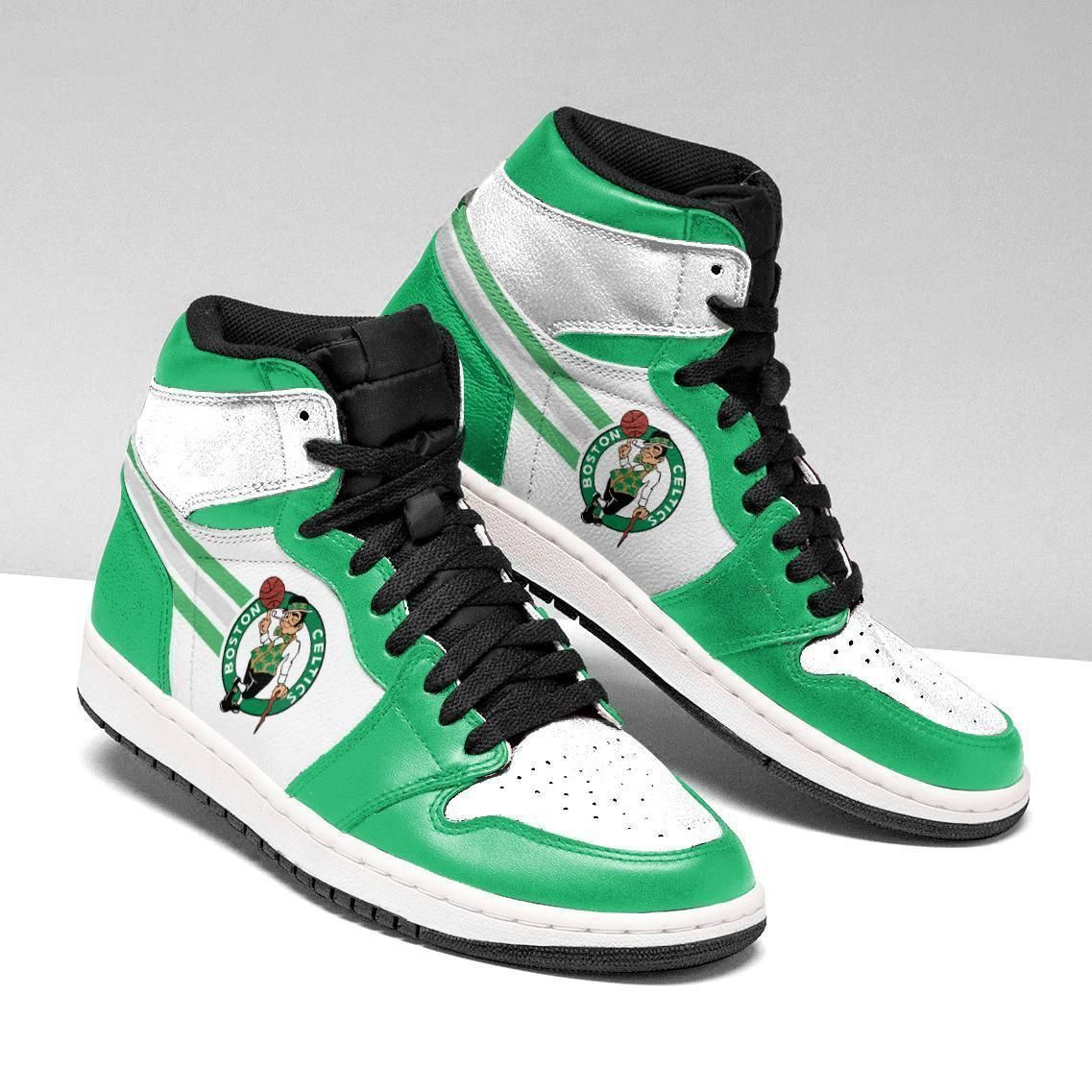 Boston Celtics NBA AJ1 High Sneakers Shoes For Men And Women Calebmatthewhans Neasalamis