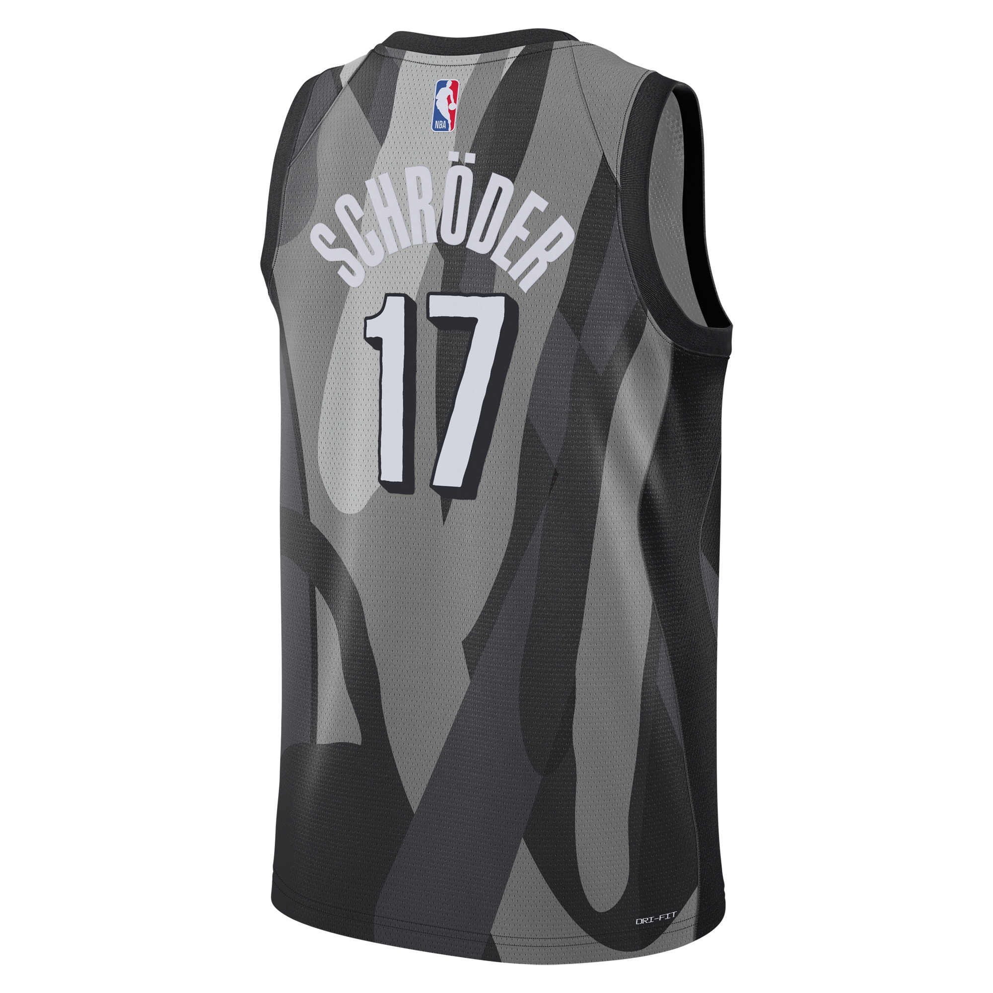 Brooklyn Nets City Edition Swingman Jersey 2024 - Silver - Dennis Schroder - Unisex Neasalamis - Image 3