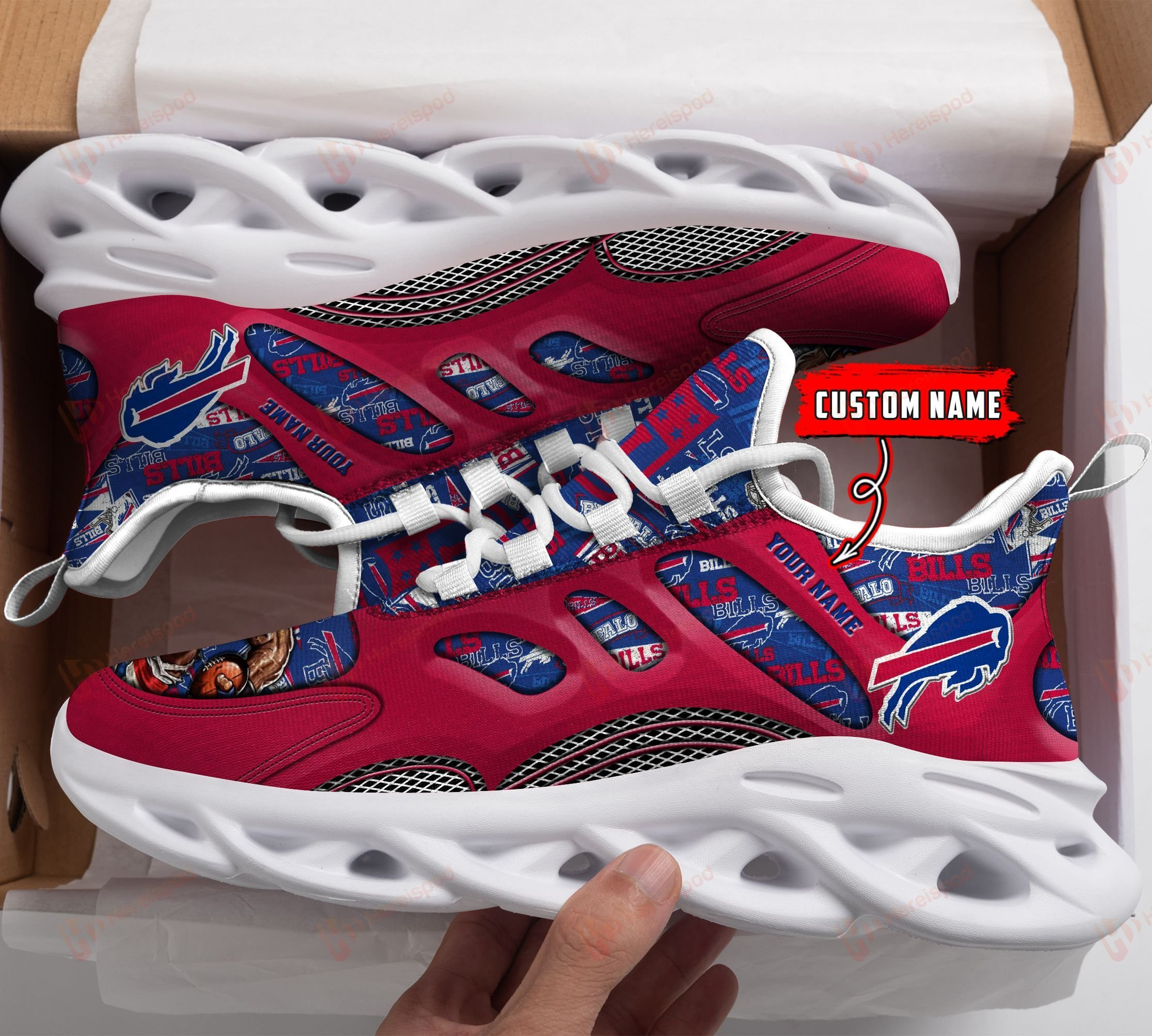 Buffalo Bills NFL Max Soul Shoes Sneakers For Men And Women neasalamis.com