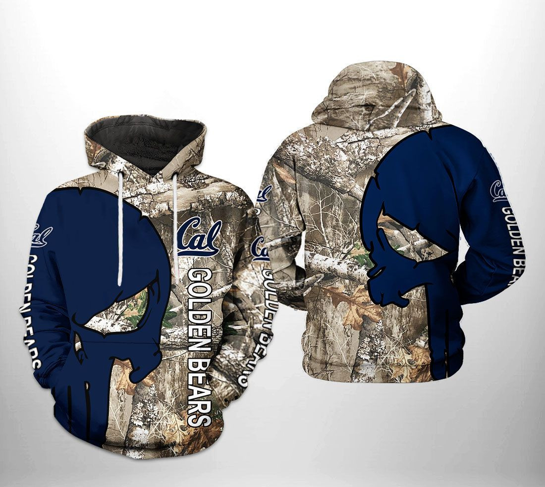 California Golden Bears NCAA Camo Veteran Hunting Hoodie Neasalamis