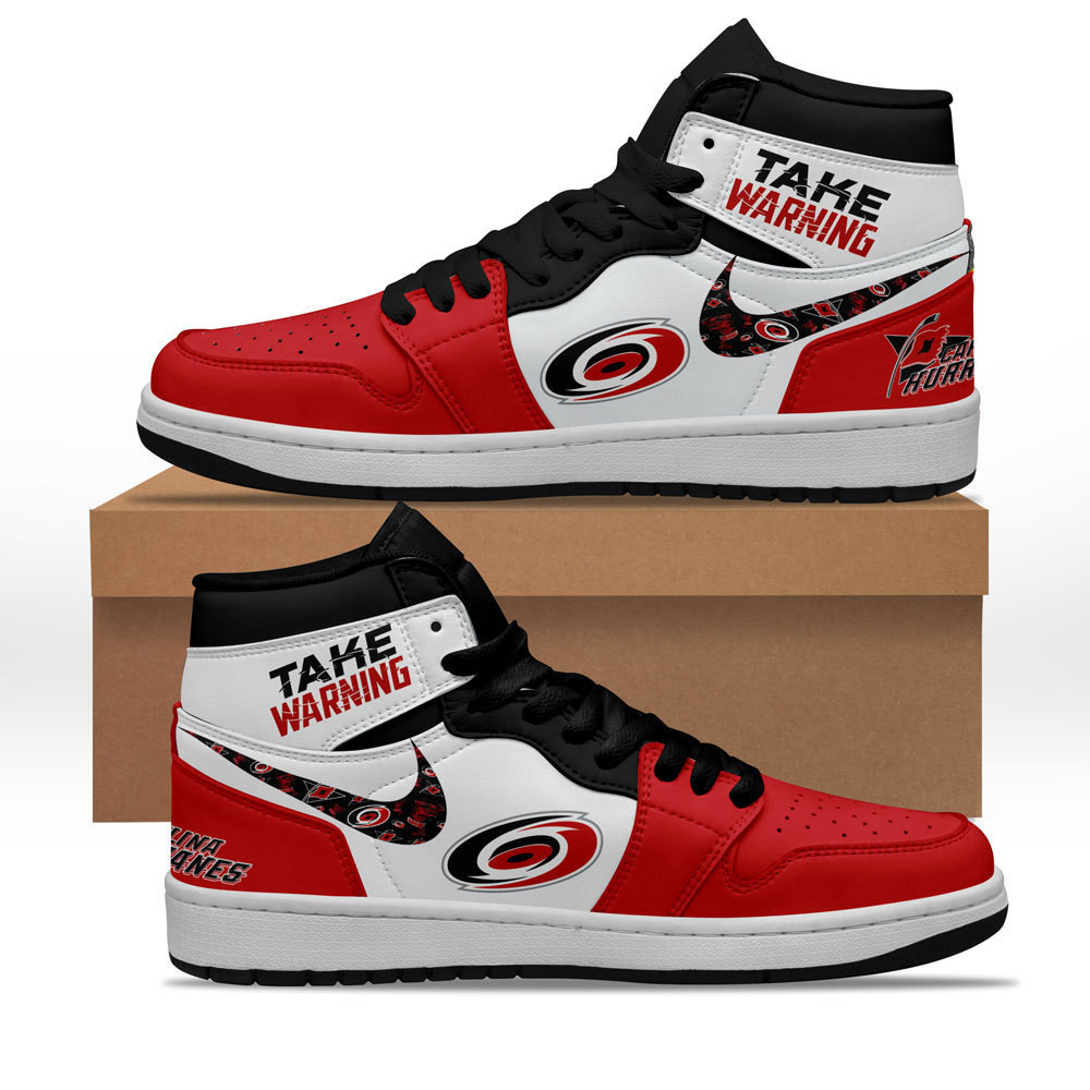 Carolina Hurricanes AJ1 High Sneakers Shoes For Men And Women Calebmatthewhans Neasalamis