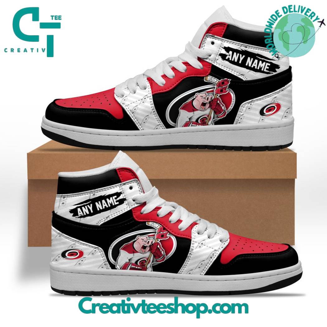 Carolina Hurricanes AJ1 High Sneakers Shoes For Men And Women Calebmatthewhans Neasalamis