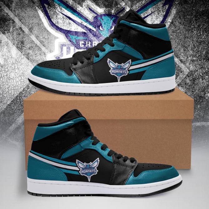 Charlotte Hornets NBA AJ1 High Sneakers Shoes For Men And Women Calebmatthewhans Neasalamis