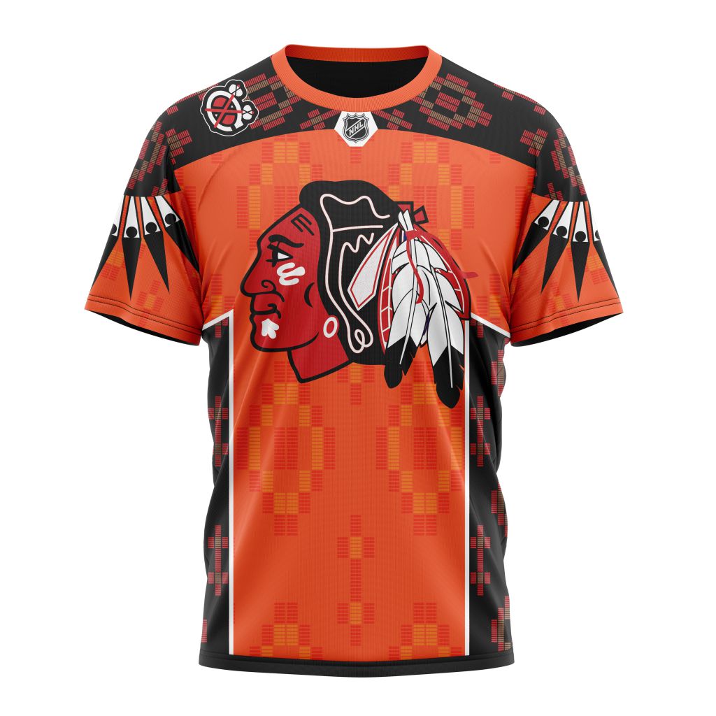 Chicago BlackHawks Specialized Design Support Child Live Maters Personalized Name And Number T-Shirt Style 38943 Neasalamis.com