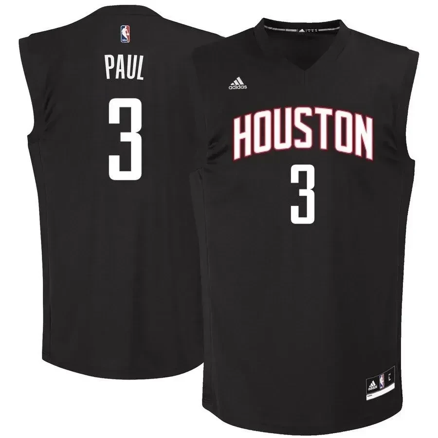 Chris Paul Houston Rockets Chase Fashion Jersey - Black Neasalamis