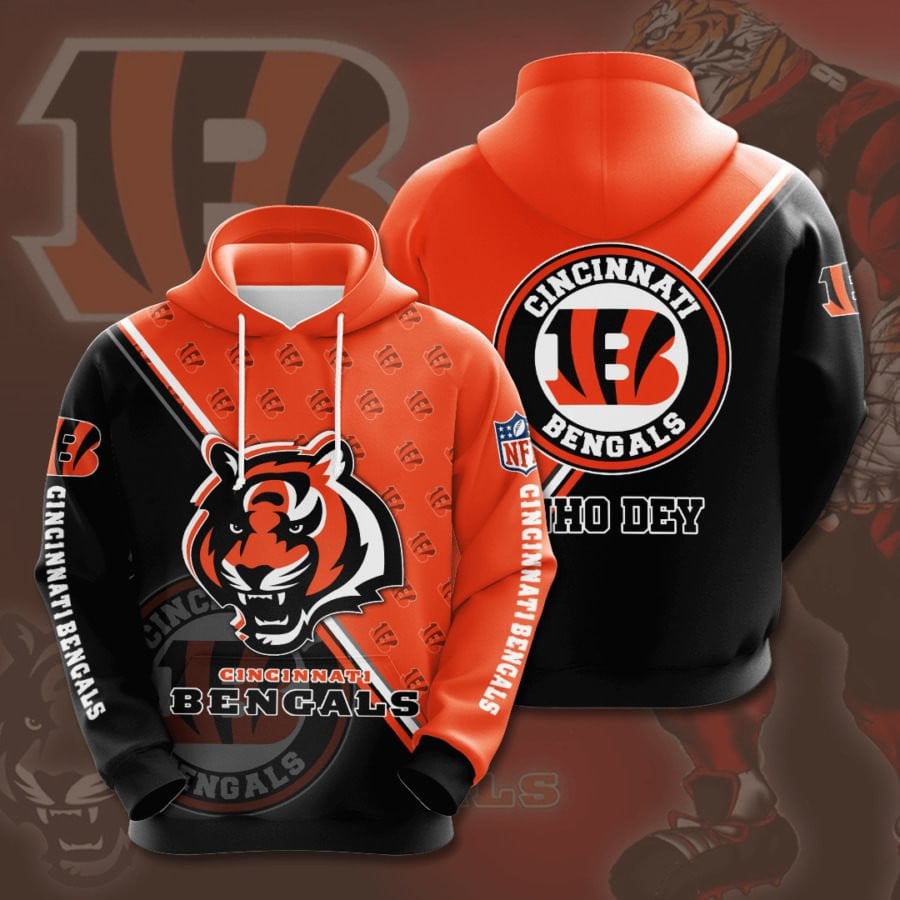 Cincinnati Bengals Logo NFL Football Team Hoodie Neasalamis