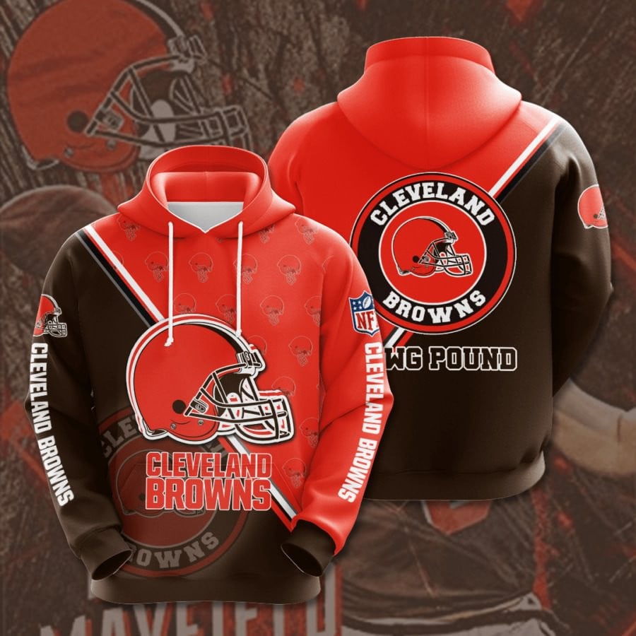 Cleveland Browns Logo NFL Football Team Hoodie Neasalamis