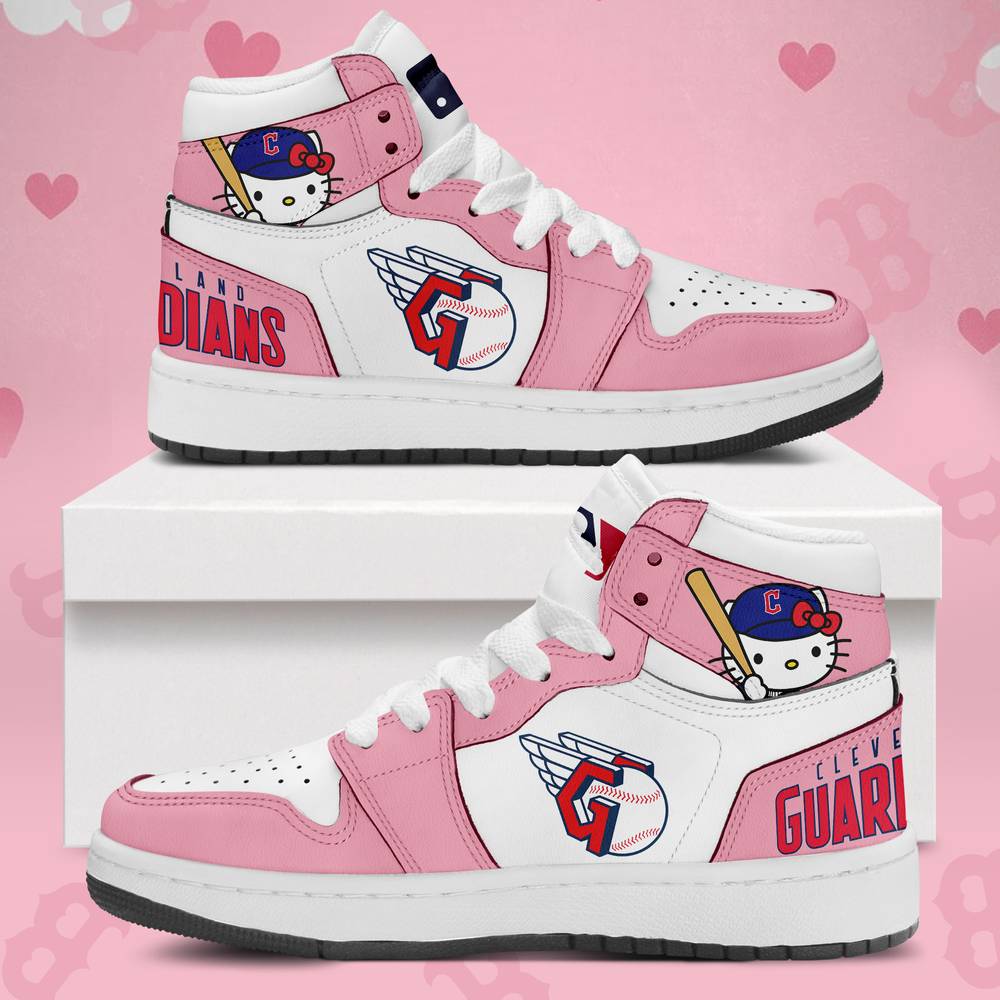 Cleveland Guardians AJ1 High Sneakers Shoes For Men And Women Calebmatthewhans Neasalamis