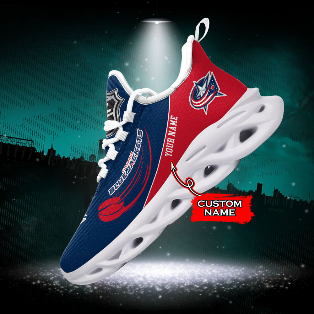 Columbus Blue Jackets NHL Max Soul Shoes Sneakers For Men And Women neasalamis.com