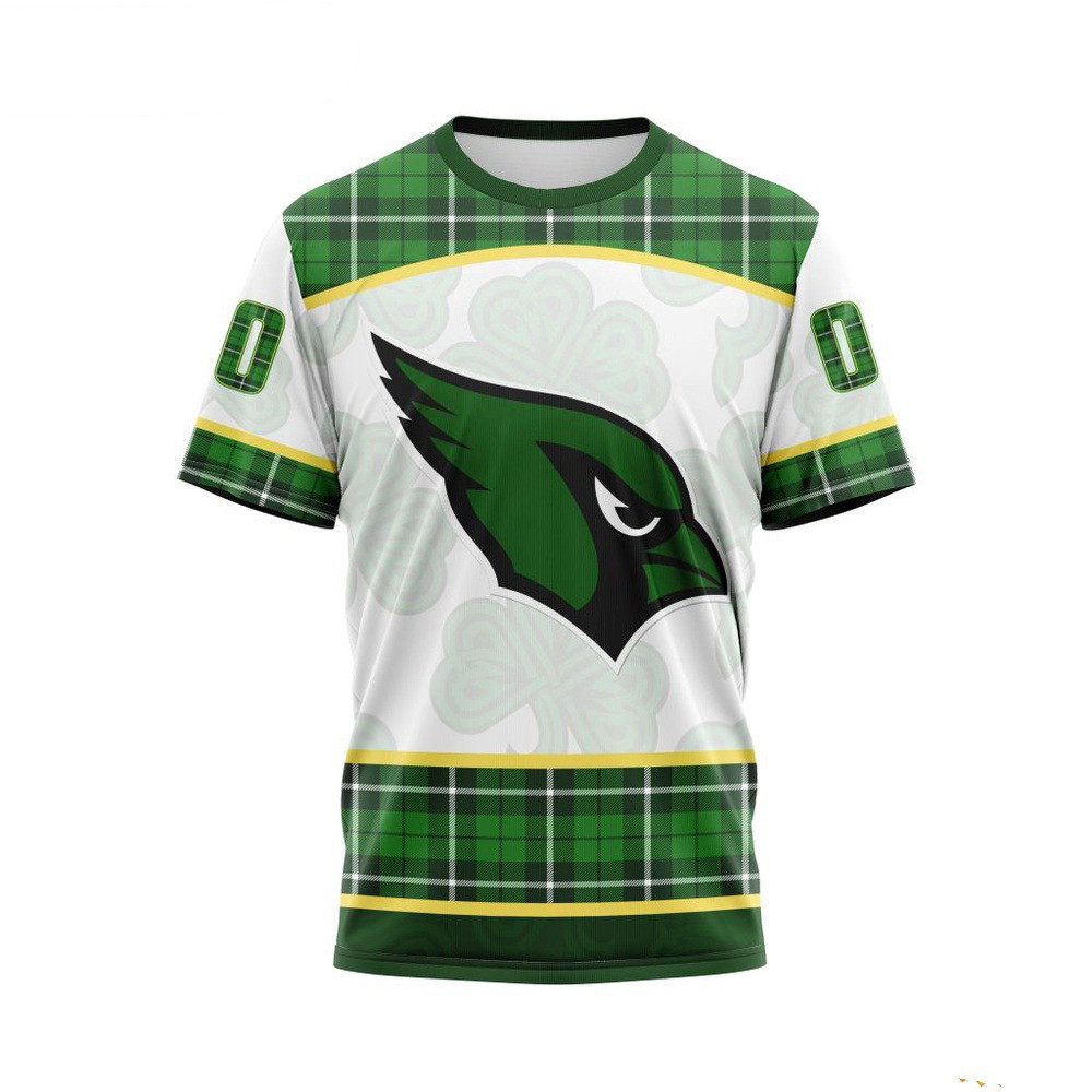 Custom NFL Arizona Cardinals Shirtt Patrick's Day Design T-Shirt Best Football Gifts Neasalamis.com