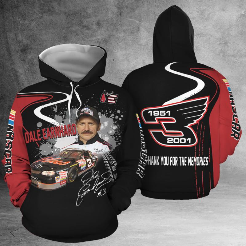 Dale Earnhart Nascar Memories Hoodie Neasalamis