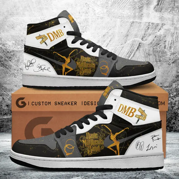 Dave Matthews Band AJ1 High Sneakers Shoes For Men And Women Calebmatthewhans Neasalamis