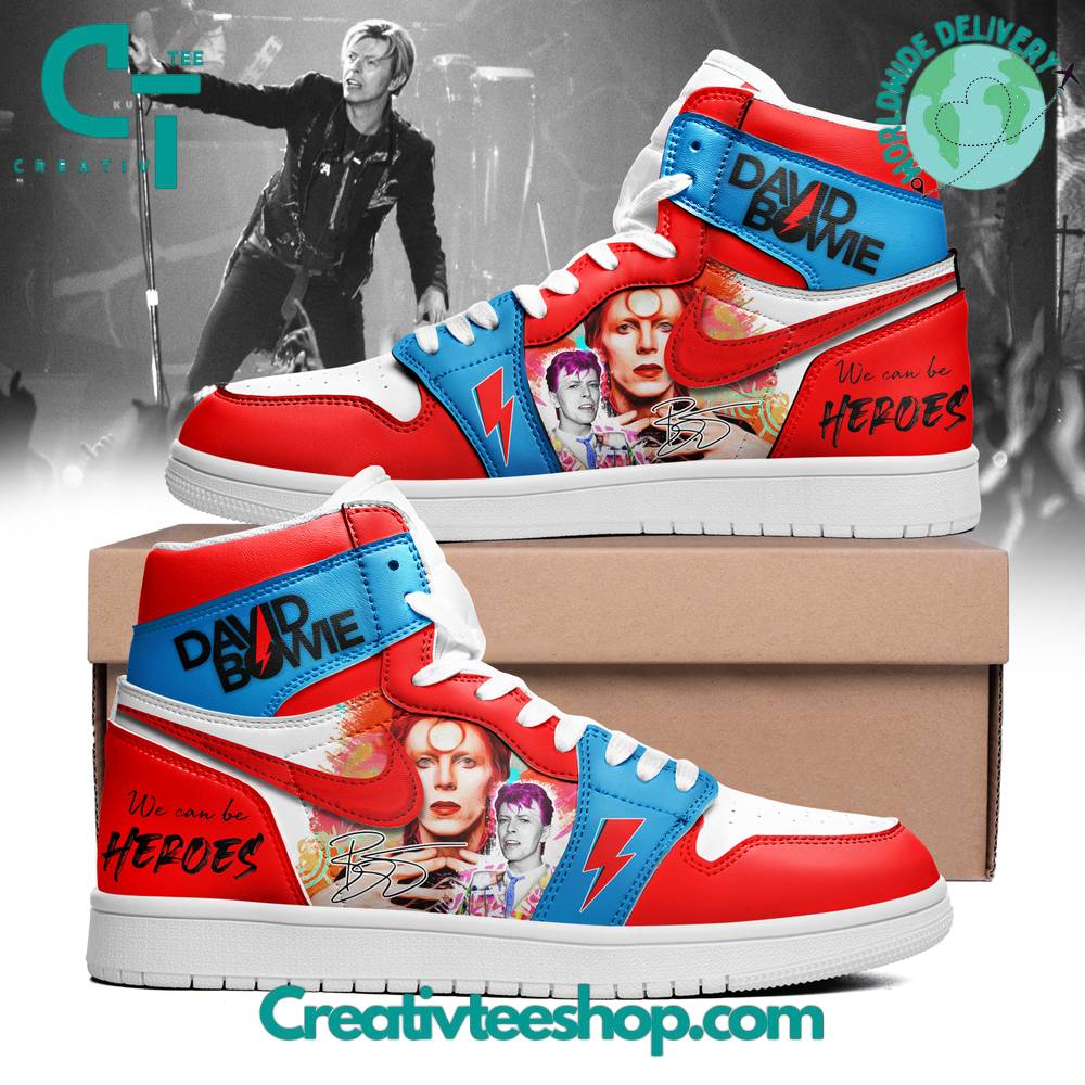 David Bowie AJ1 High Sneakers Shoes For Men And Women Calebmatthewhans Neasalamis