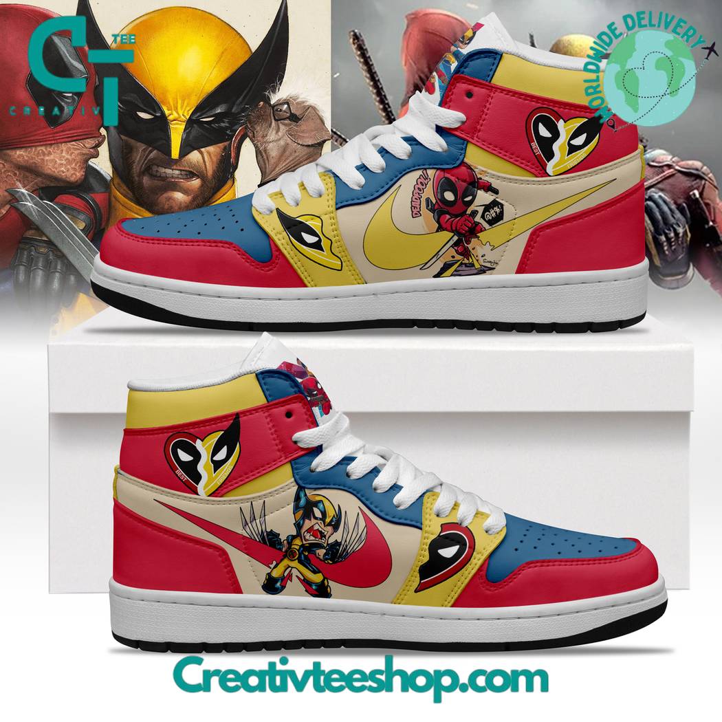 Deadpool AJ1 High Sneakers Shoes For Men And Women Calebmatthewhans Neasalamis
