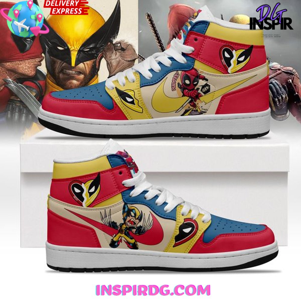 Deadpool AJ1 High Sneakers Shoes For Men And Women Calebmatthewhans Neasalamis