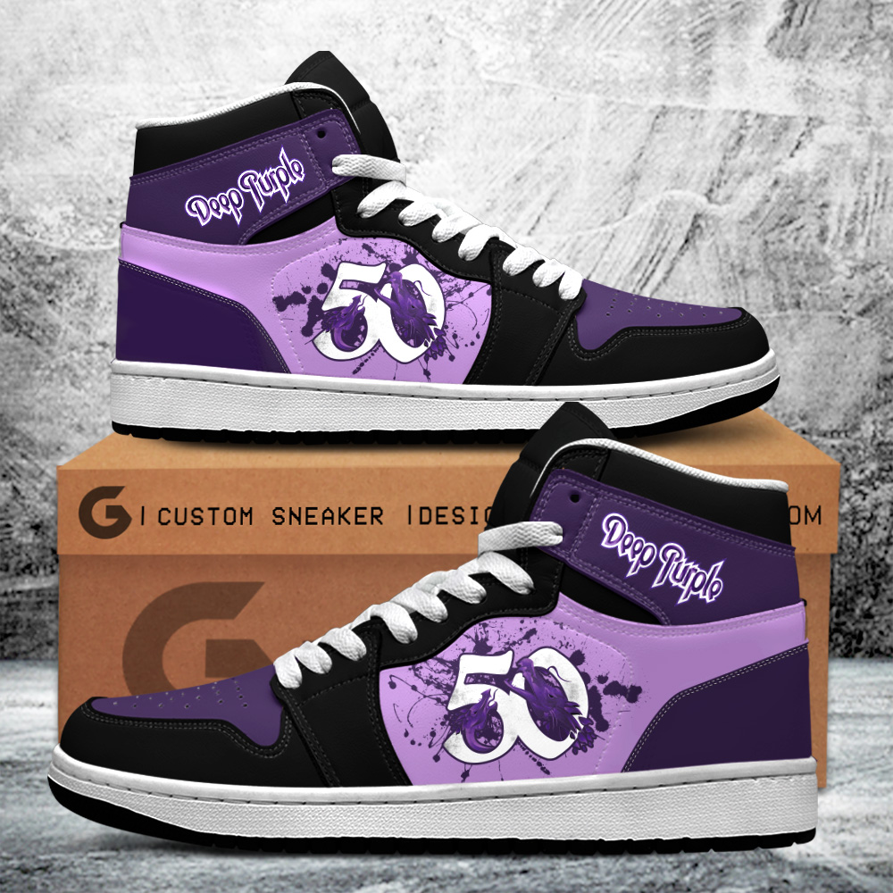 Deep Purple AJ1 High Sneakers Shoes For Men And Women Calebmatthewhans Neasalamis