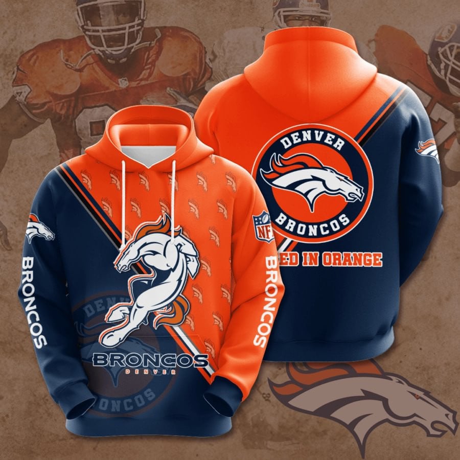 Denver Broncos Logo NFL Football Team Hoodie Neasalamis