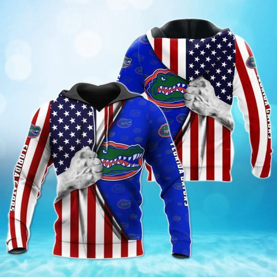 Florida Gators American Flag Hoodie Neasalamis