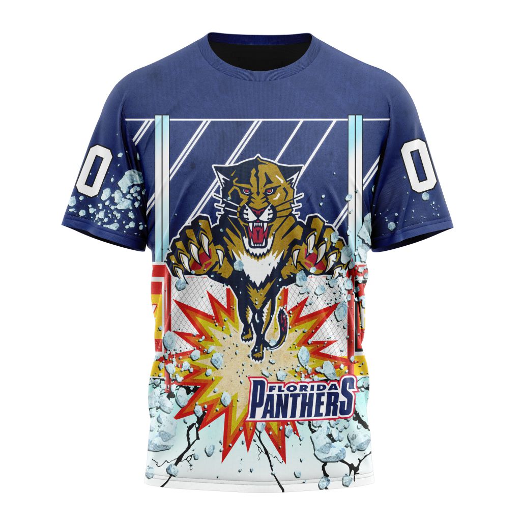 Florida Panthers Specialized Jersey With Ice Hockey Arena Personalized Name And Number T-Shirt Style Neasalamis.com