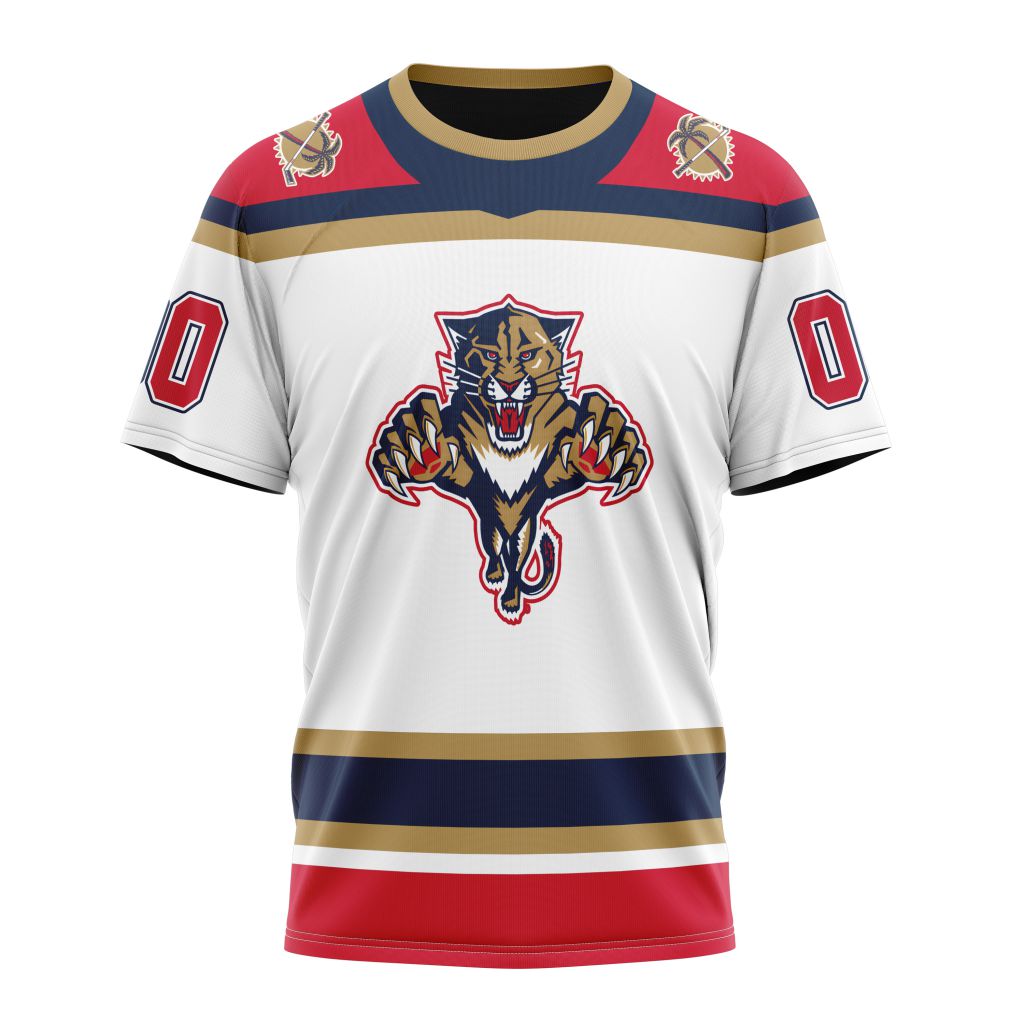 Florida Panthers Specialized Unisex Kits With Retro Concepts Personalized Name And Number T-Shirt Style Neasalamis.com