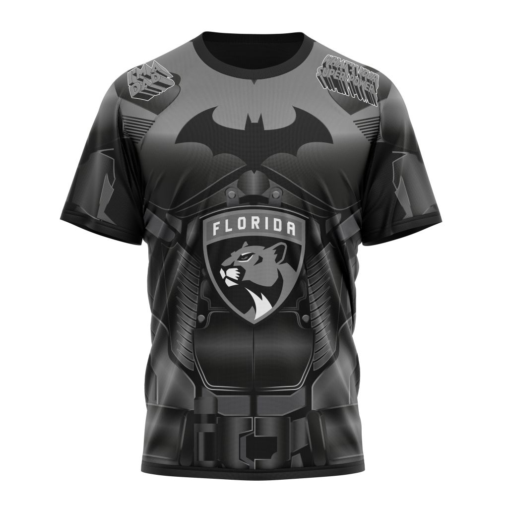 Florida Panthers X Batman Specialized Design For Father Day Personalized Name And Number T-Shirt Style 43334 Neasalamis.com