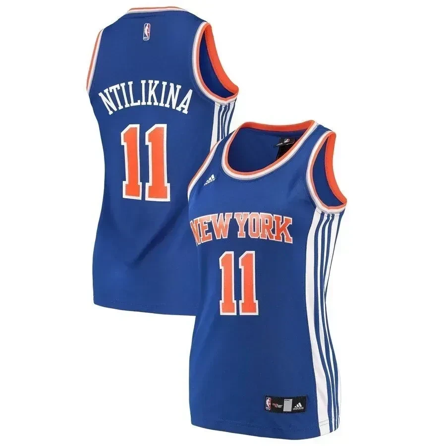 Frank Ntilikina New York Knicks Women's Jersey - Blue Neasalamis