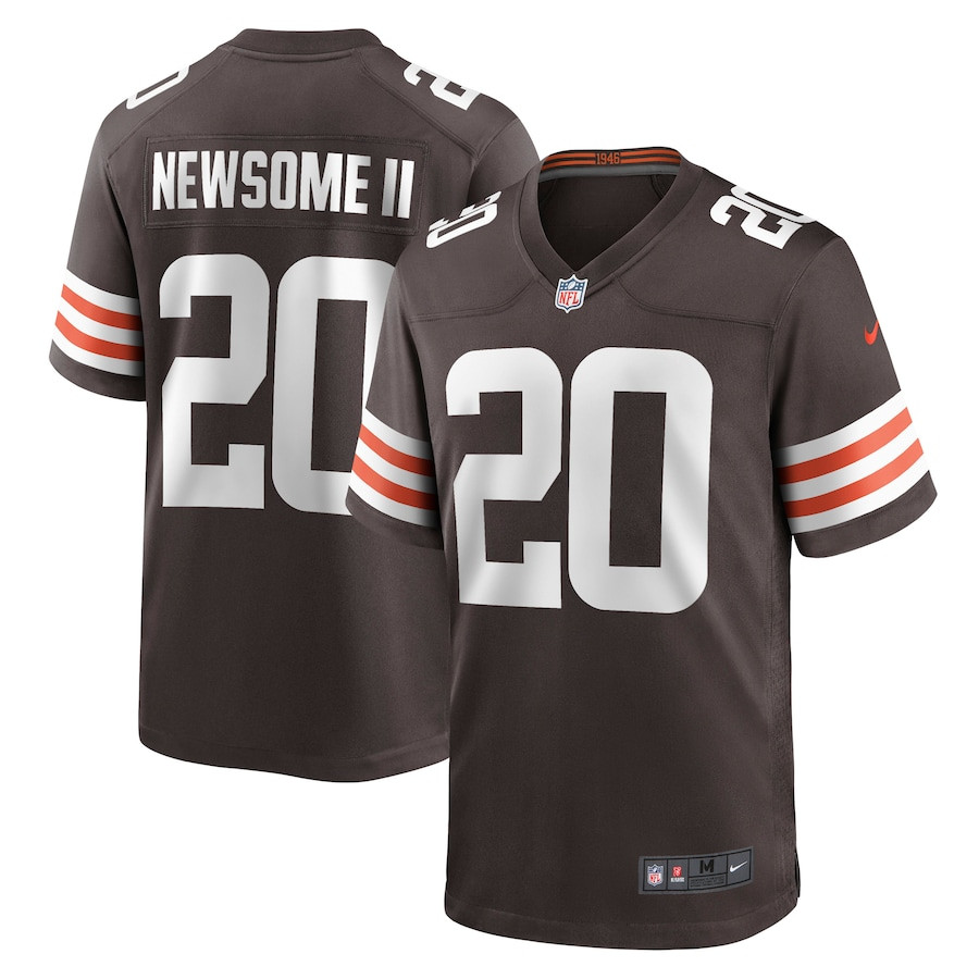 Gregory Newsome II 20 Cleveland Browns Men Game Jersey - Brown JS1262