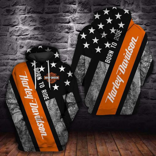Harley Davidson Motocycle Hoodie Neasalamis