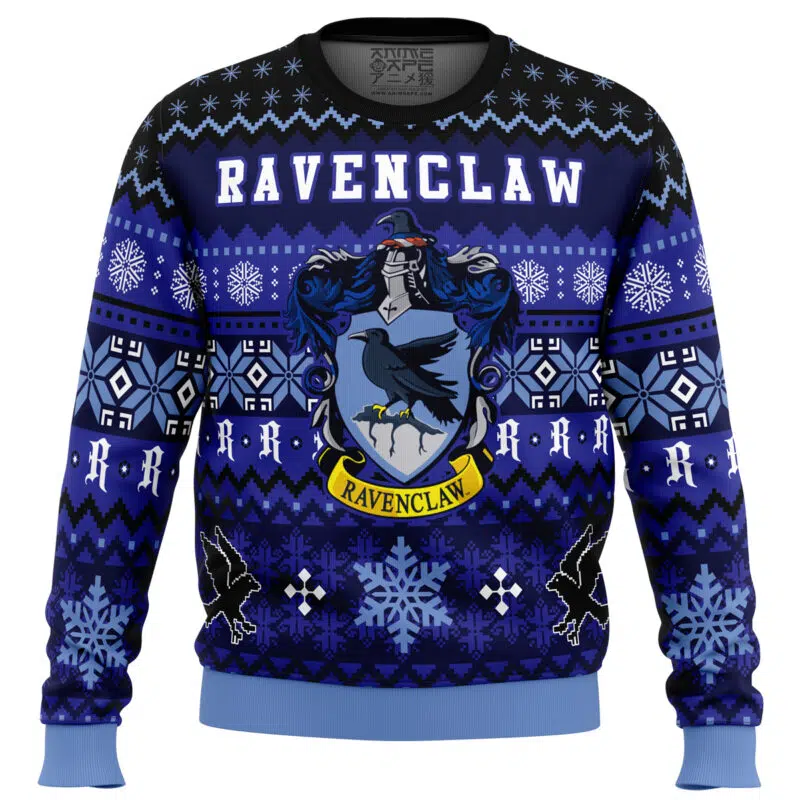 Harry Potter Ravenclaw House Ugly Christmas Sweater Ceasalamis