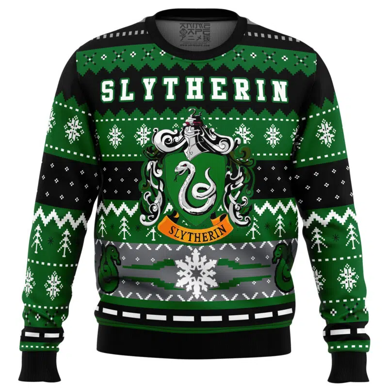 Harry Potter Slytherin House Ugly Christmas Sweater Ceasalamis