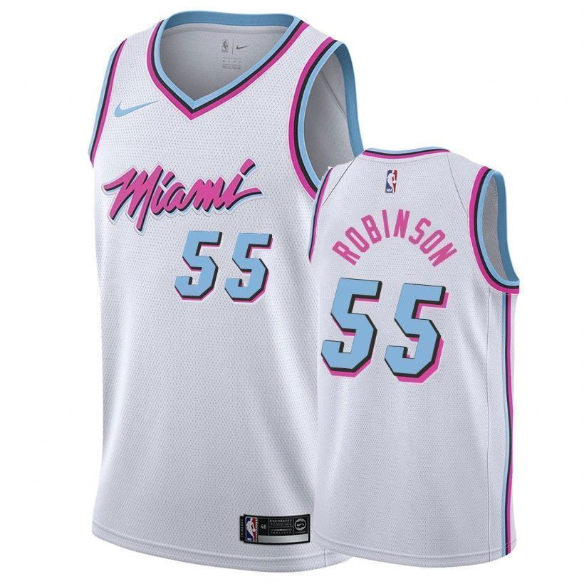 Heat Male Duncan Robinson 55 City White Jersey Neasalamis