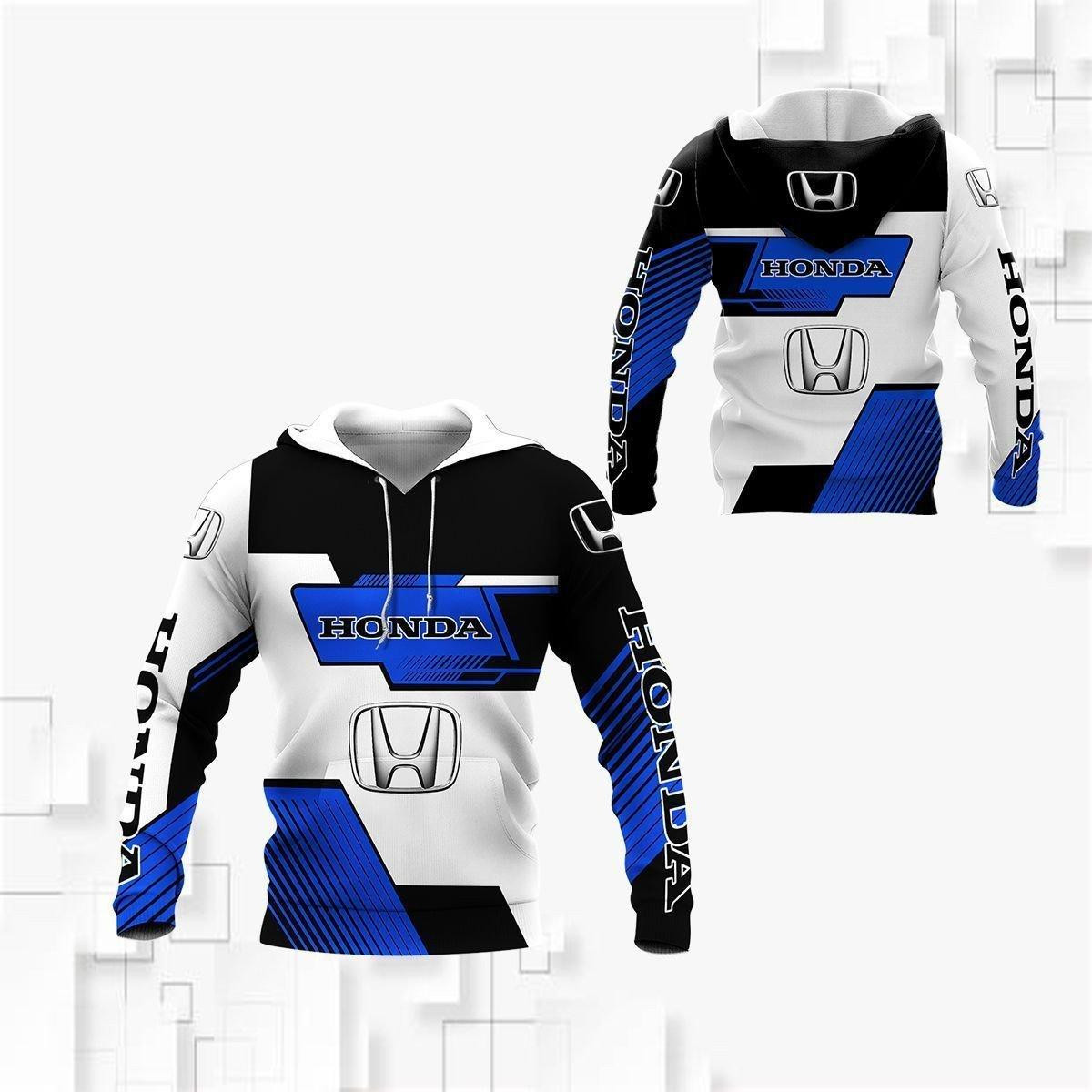 Honda Fan Gift 3 Stylist Unisex Cartoon 3d Hoodie Zip Hoodie Neasalamis