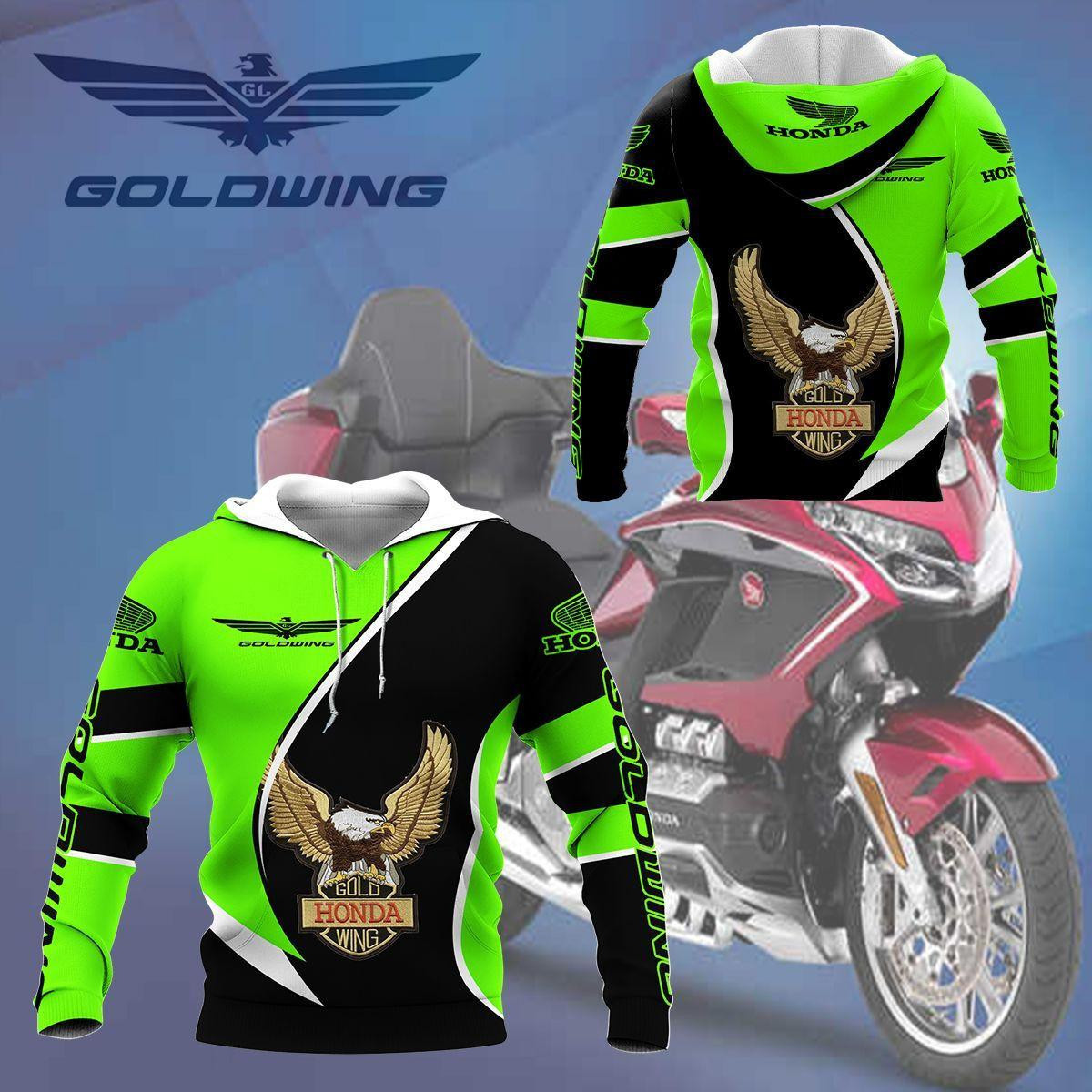 Honda Gold Wing Shirt Fan Gift 180 Stylist Unisex 3d Hoodie Zip Hoodie Neasalamis