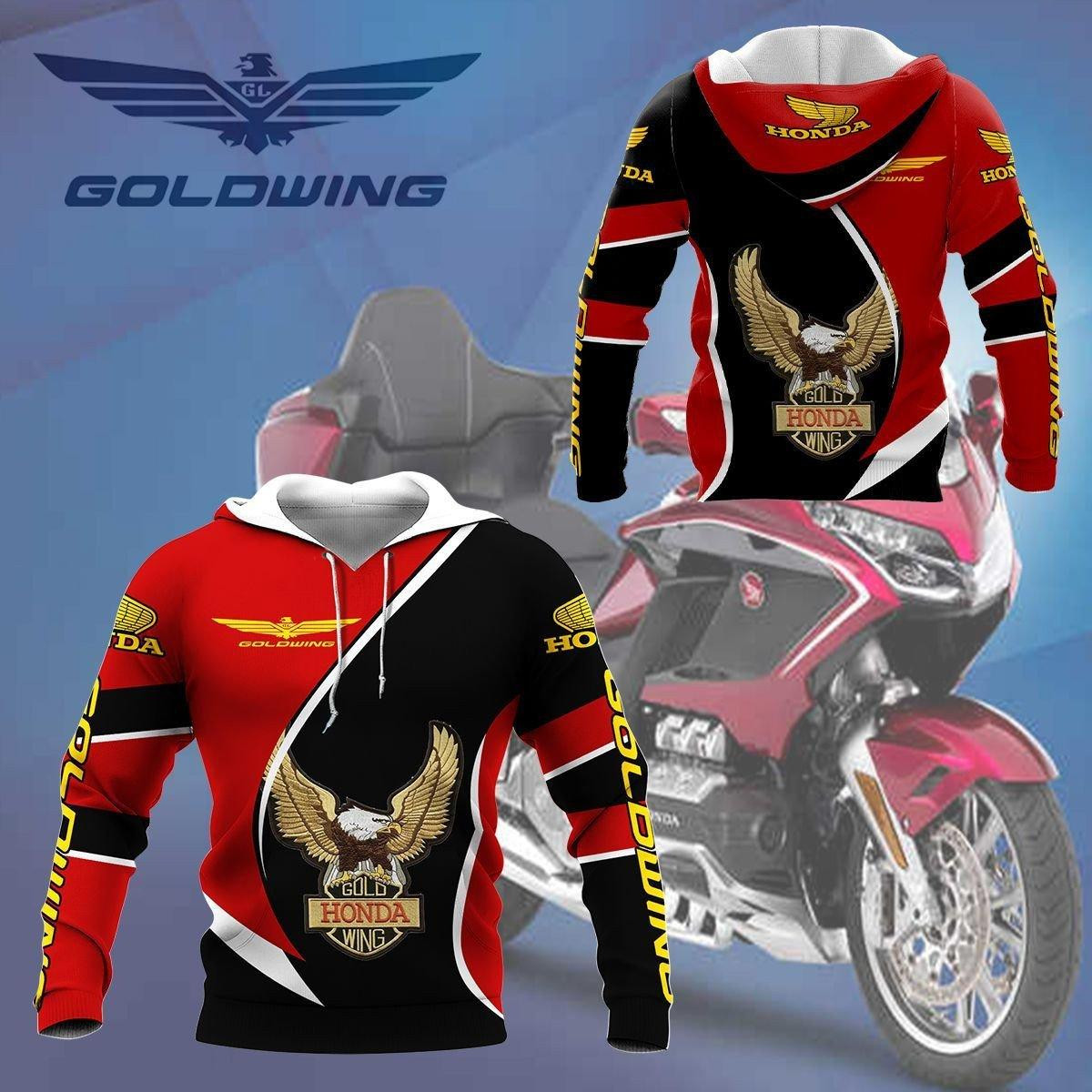 Honda Gold Wing Shirt Fan Gift 182 Stylist Unisex 3d Hoodie Zip Hoodie Neasalamis