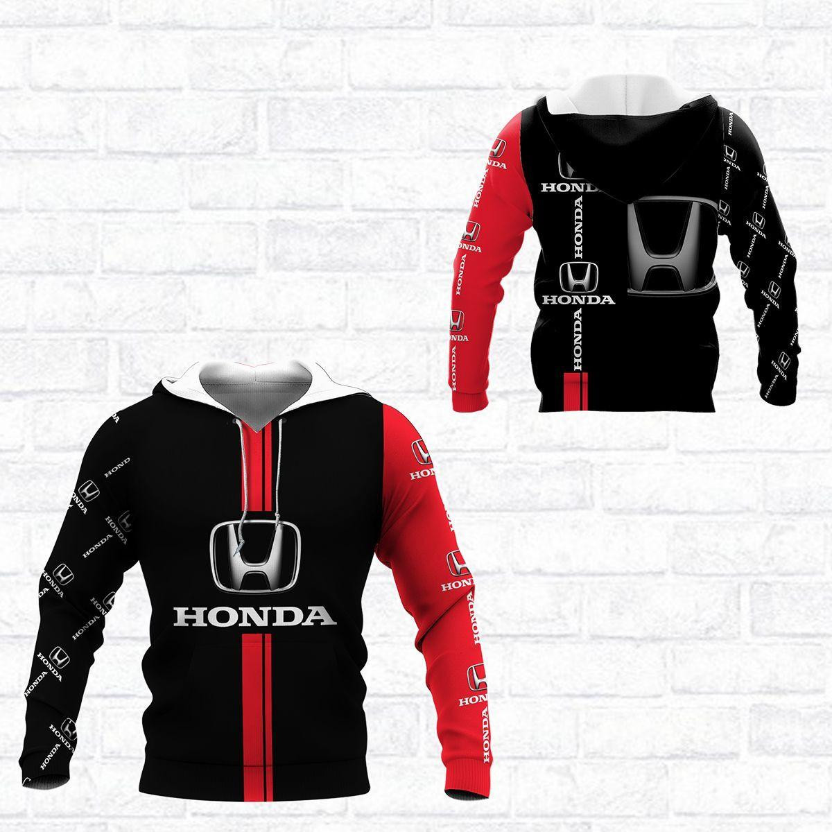Honda Shirt Fan Gift 985 Stylist Unisex 3d Hoodie Zip Hoodie Style Neasalamis