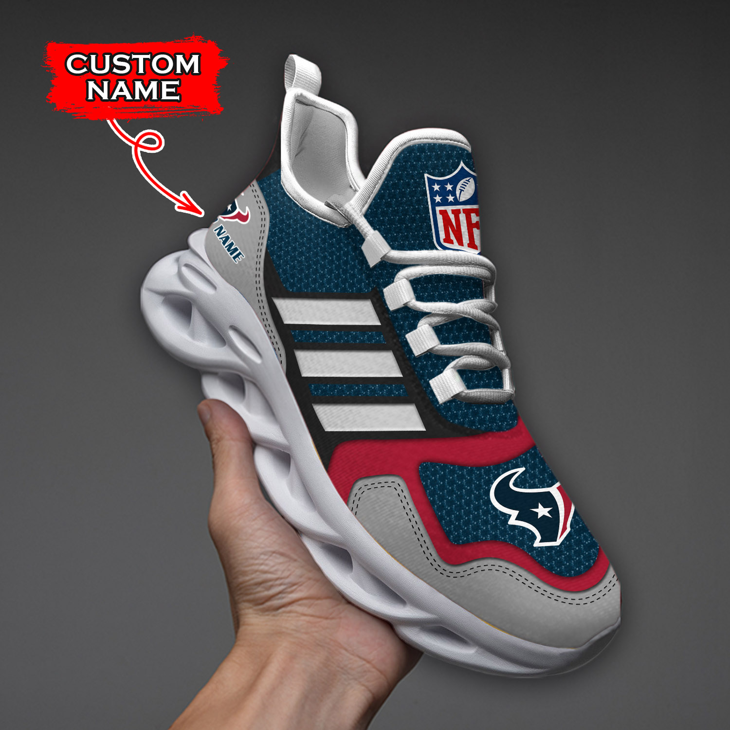 Houston Texans NFL Max Soul Shoes Sneakers For Men And Women neasalamis.com
