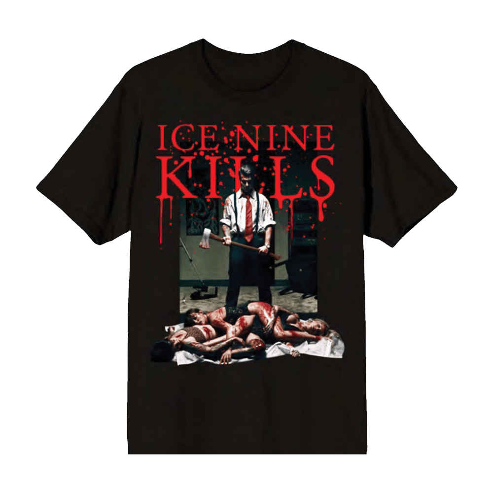 Ice Nine Kills Merch Bloody T-Shirt Halloween Ice 9 Kills Band Tour Fan Merchandise Neasalamis.com